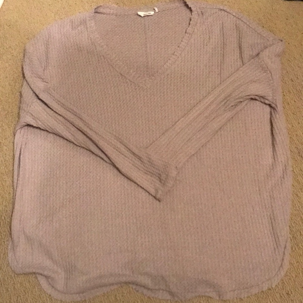 V Neck Dolman Sweater
